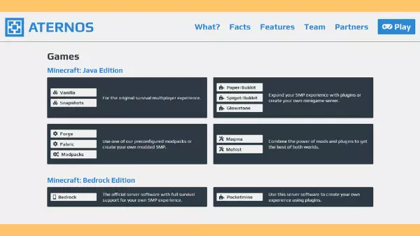 Creating a free Minecraft server with Aternos – Aternos